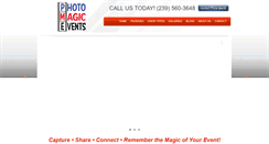 Desktop Screenshot of photomagicevents.com